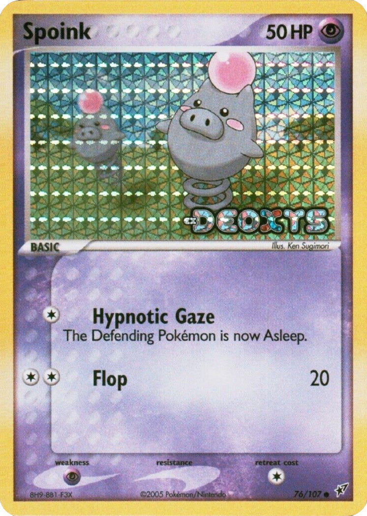 Spoink (76/107) (Stamped) [EX: Deoxys] | Exor Games Truro