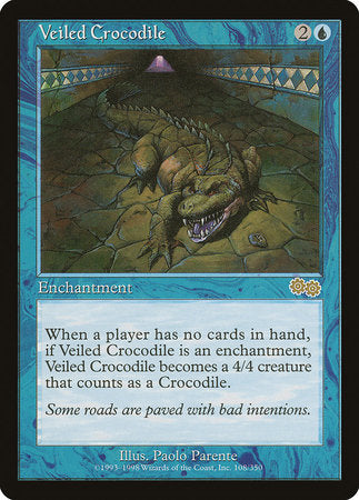 Veiled Crocodile [Urza's Saga] | Exor Games Truro