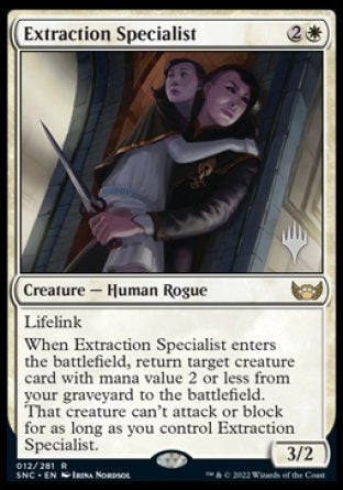 Extraction Specialist (Promo Pack) [Streets of New Capenna Promos] | Exor Games Truro