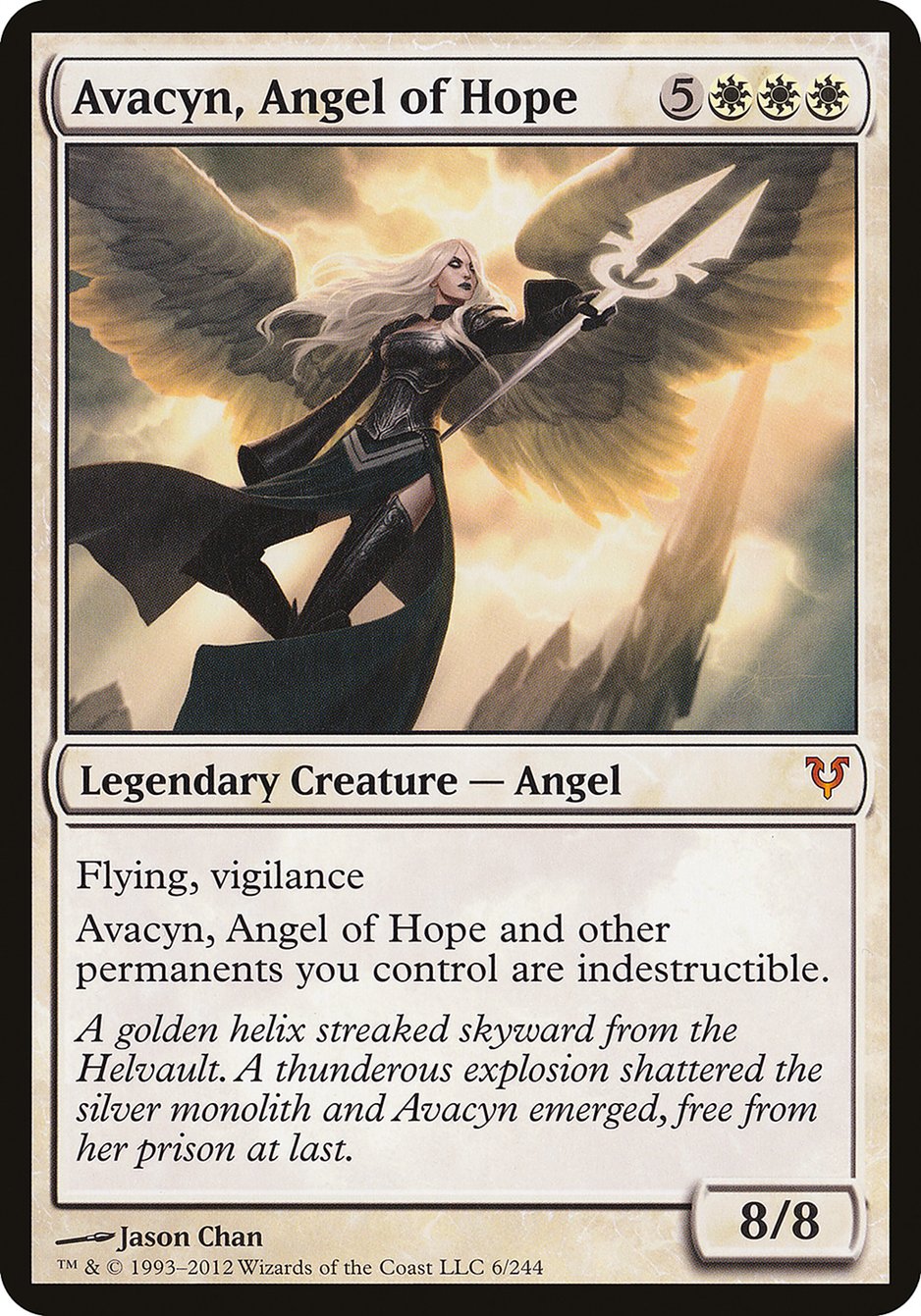 Avacyn, Angel of Hope (Oversized) [Open the Helvault] | Exor Games Truro