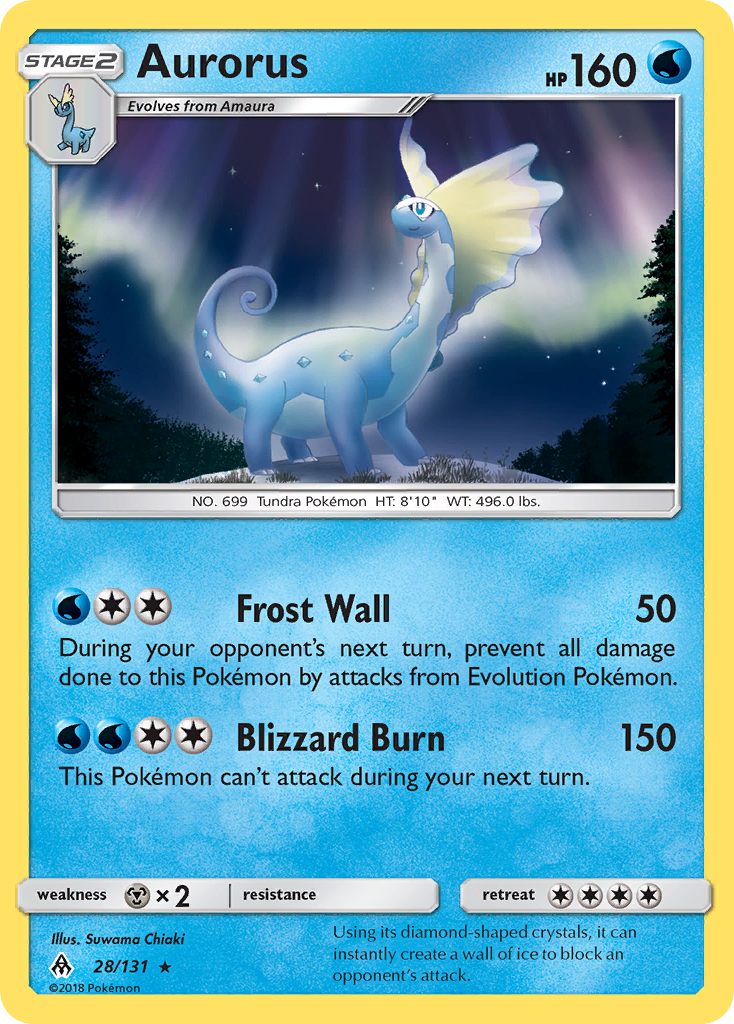 Aurorus (28/131) [Sun & Moon: Forbidden Light] | Exor Games Truro