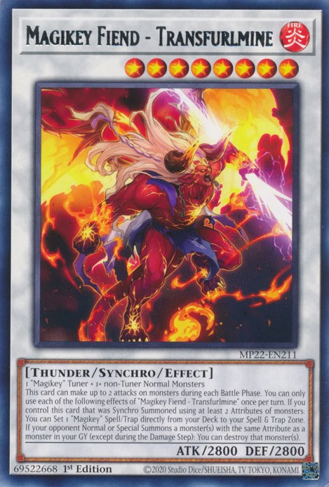 Magikey Fiend - Transfurlmine [MP22-EN211] Rare | Exor Games Truro