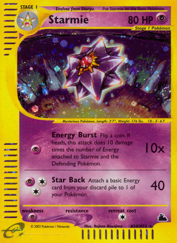 Starmie (H28/H32) [Skyridge] | Exor Games Truro