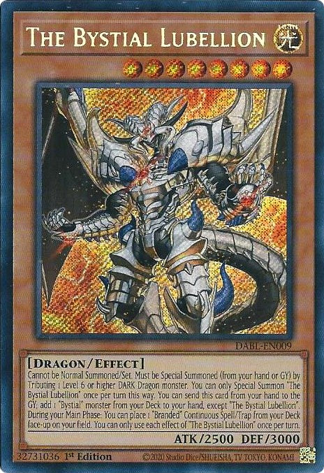 The Bystial Lubellion [DABL-EN009] Secret Rare | Exor Games Truro