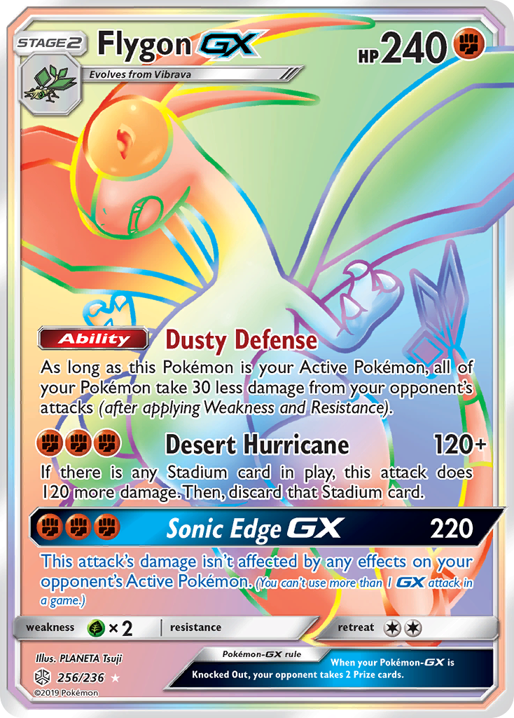 Flygon GX (256/236) [Sun & Moon: Cosmic Eclipse] | Exor Games Truro