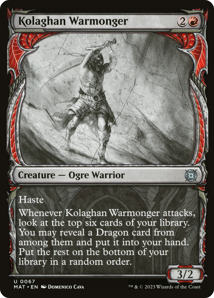 Kolaghan Warmonger (Showcase) [March of the Machine: The Aftermath] | Exor Games Truro