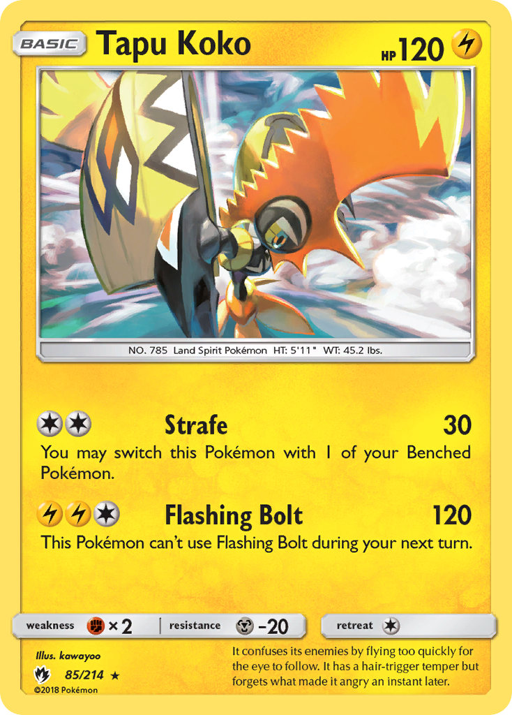 Tapu Koko (85/214) [Sun & Moon: Lost Thunder] | Exor Games Truro