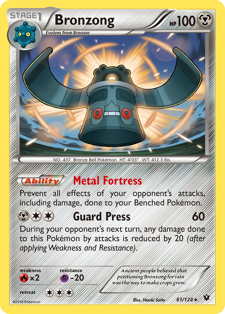 Bronzong (61/124) [XY: Fates Collide] | Exor Games Truro