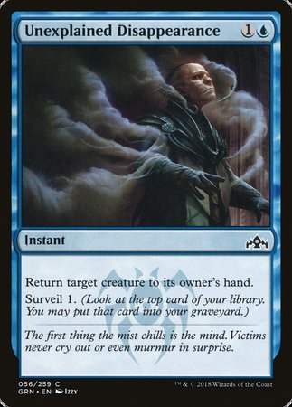 Unexplained Disappearance [Guilds of Ravnica] | Exor Games Truro