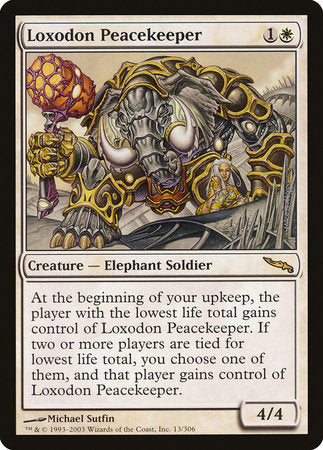 Loxodon Peacekeeper [Mirrodin] | Exor Games Truro