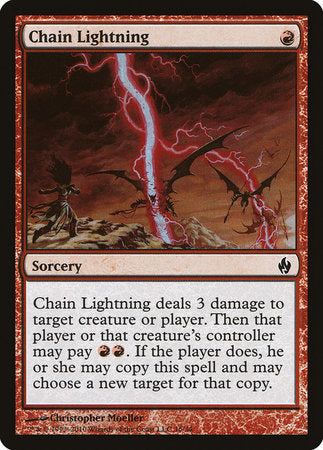 Chain Lightning [Premium Deck Series: Fire and Lightning] | Exor Games Truro