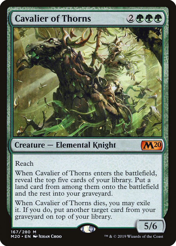 Cavalier of Thorns [Core Set 2020] | Exor Games Truro