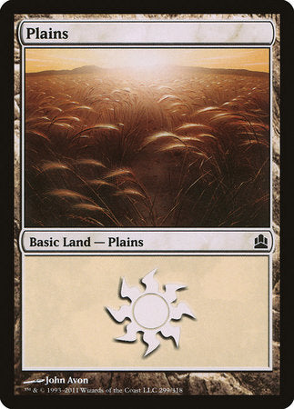 Plains (299) [Commander 2011] | Exor Games Truro