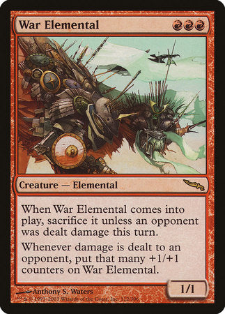 War Elemental [Mirrodin] | Exor Games Truro