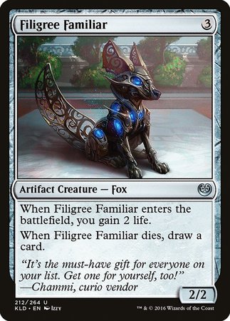 Filigree Familiar [Kaladesh] | Exor Games Truro