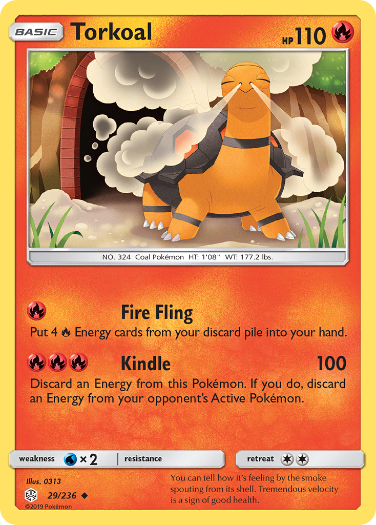 Torkoal (29/236) [Sun & Moon: Cosmic Eclipse] | Exor Games Truro