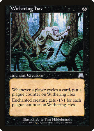 Withering Hex [Onslaught] | Exor Games Truro