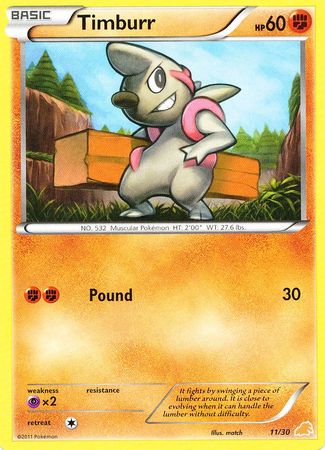 Timburr (11/30) [Black & White: Trainer Kit - Excadrill] | Exor Games Truro