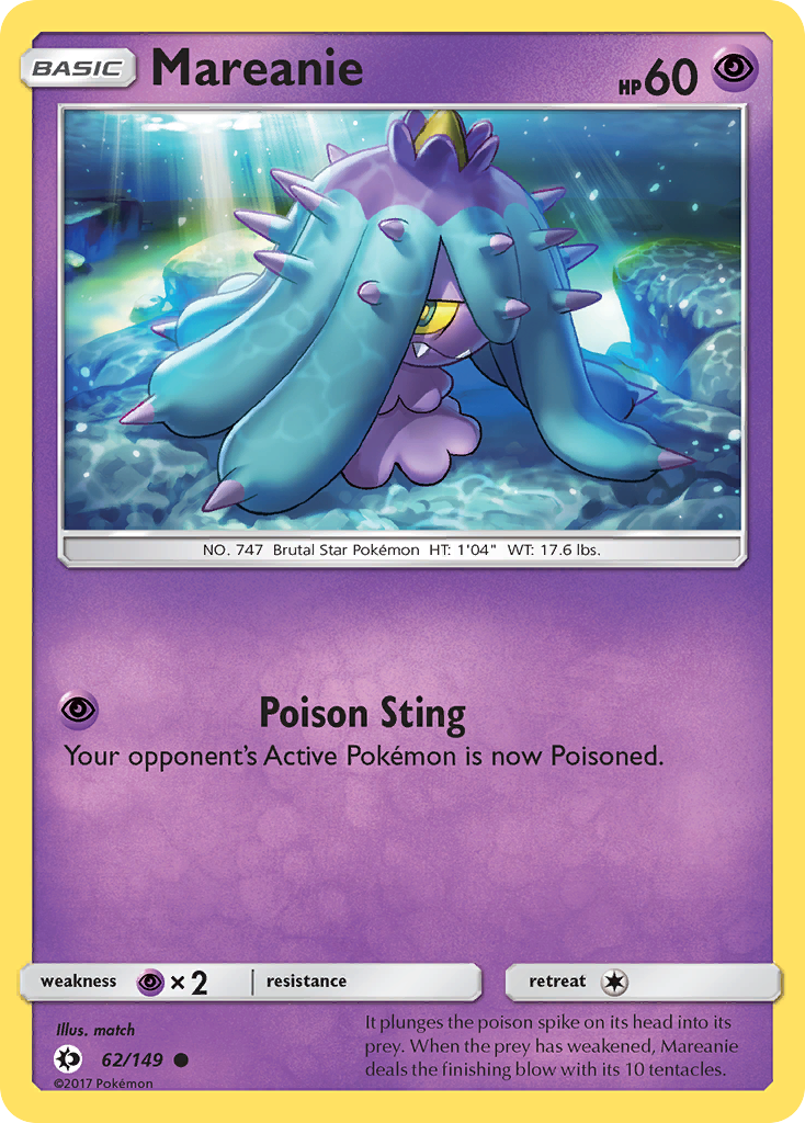 Mareanie (62/149) [Sun & Moon: Base Set] | Exor Games Truro