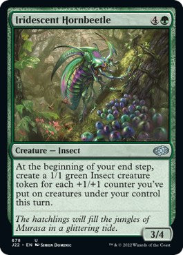 Iridescent Hornbeetle [Jumpstart 2022] | Exor Games Truro