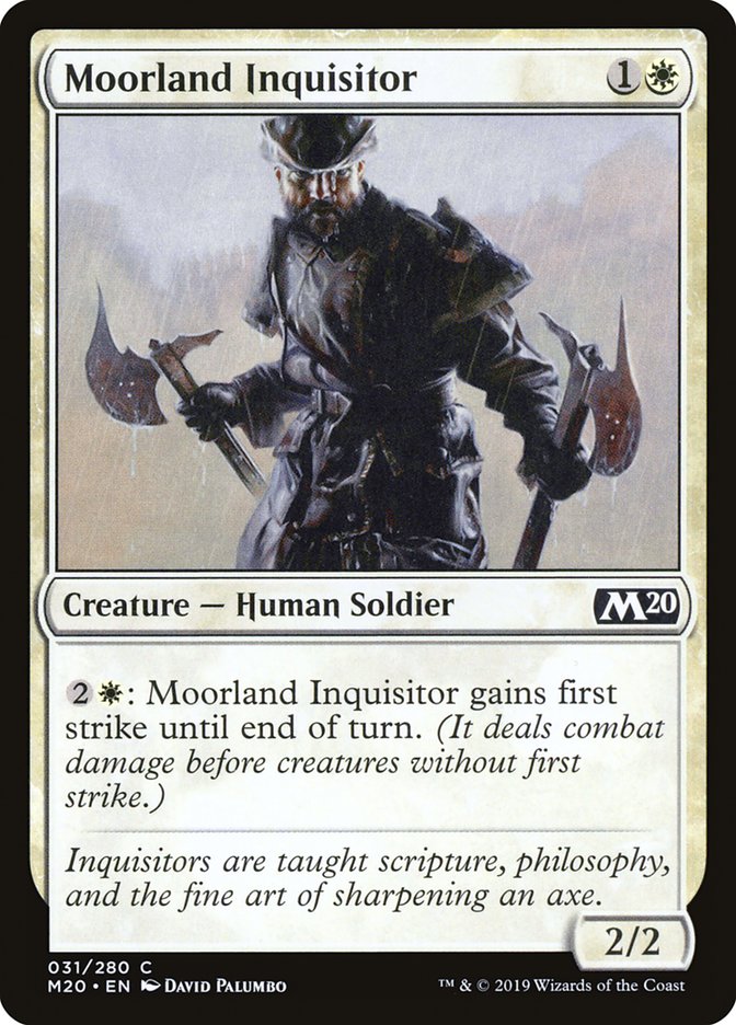 Moorland Inquisitor [Core Set 2020] | Exor Games Truro