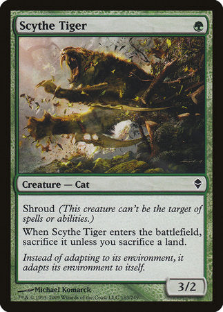 Scythe Tiger [Zendikar] | Exor Games Truro