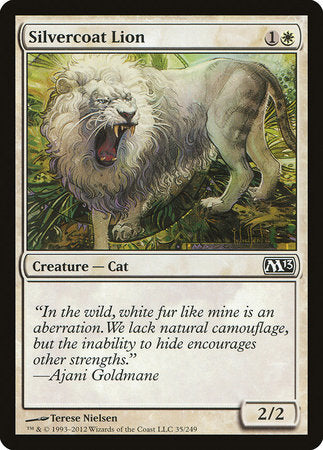 Silvercoat Lion [Magic 2013] | Exor Games Truro