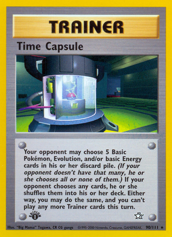 Time Capsule (90/111) [Neo Genesis 1st Edition] | Exor Games Truro