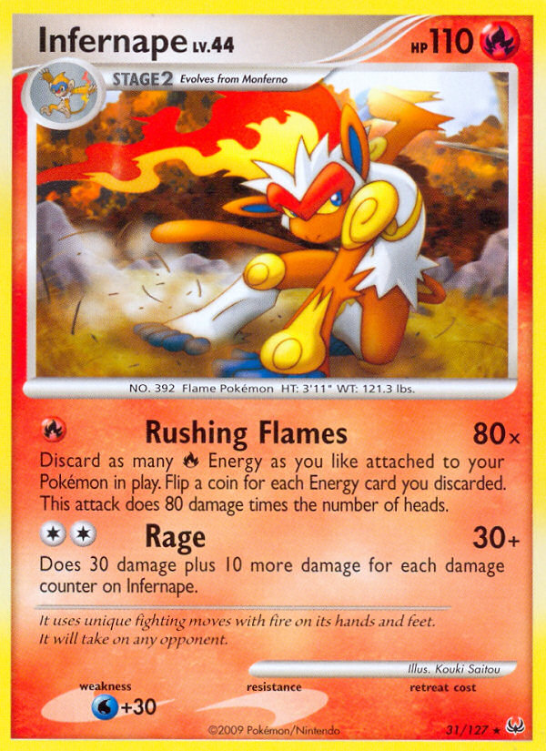 Infernape (31/127) [Platinum: Base Set] | Exor Games Truro