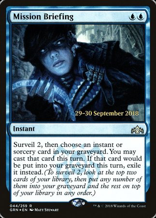 Mission Briefing [Guilds of Ravnica Promos] | Exor Games Truro