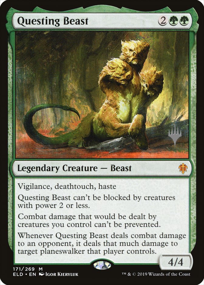 Questing Beast (Promo Pack) [Throne of Eldraine Promos] | Exor Games Truro