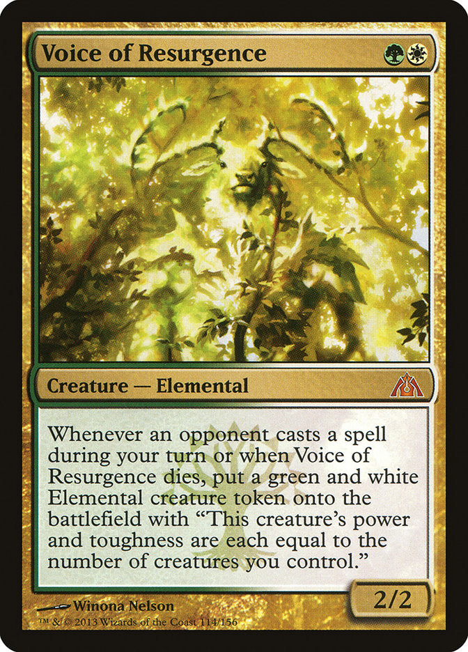 Voice of Resurgence [Dragon's Maze] | Exor Games Truro