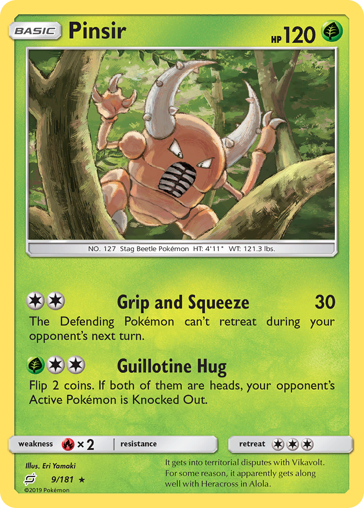 Pinsir (9/181) [Sun & Moon: Team Up] | Exor Games Truro