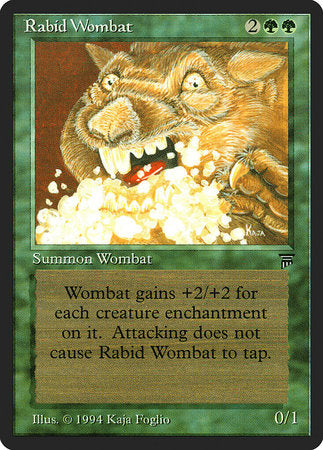 Rabid Wombat [Legends] | Exor Games Truro