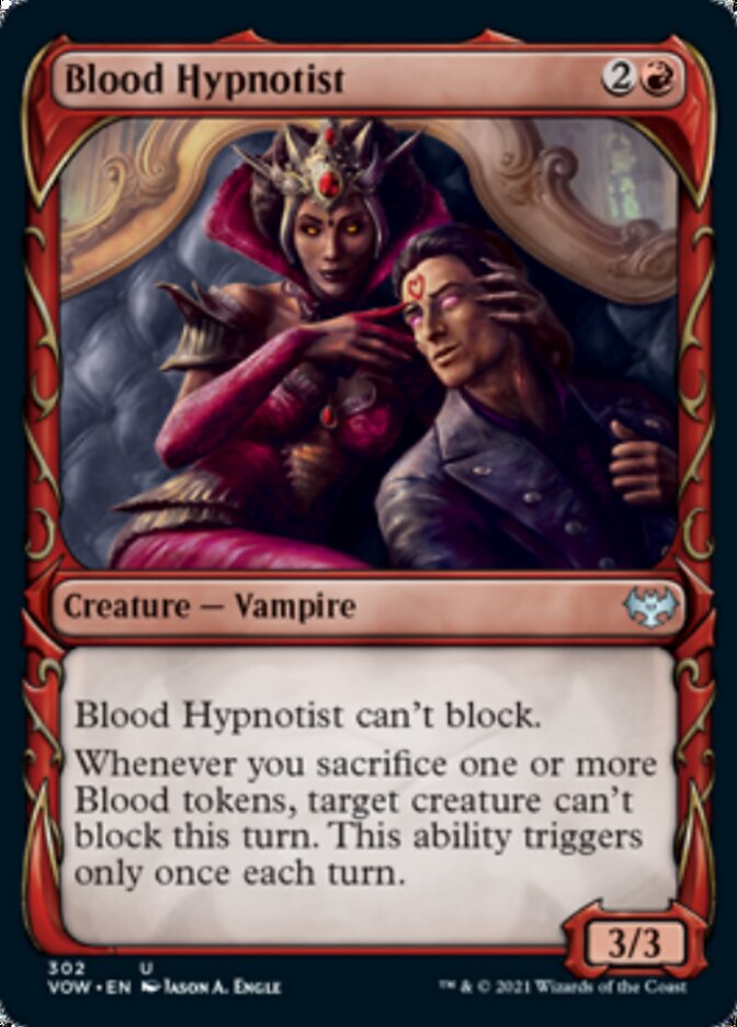 Blood Hypnotist (Showcase Fang Frame) [Innistrad: Crimson Vow] | Exor Games Truro