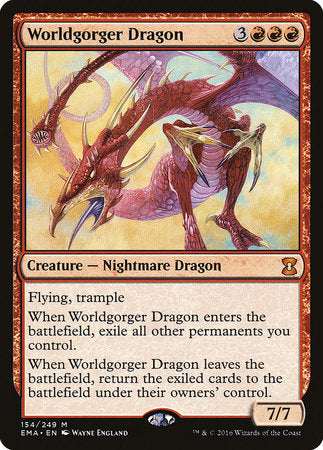 Worldgorger Dragon [Eternal Masters] | Exor Games Truro