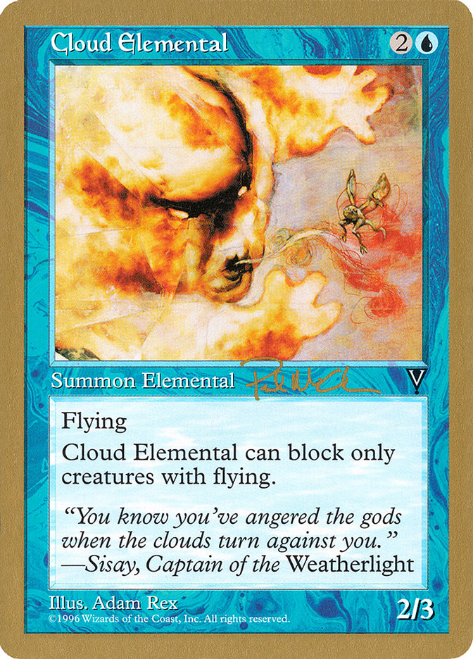 Cloud Elemental (Paul McCabe) [World Championship Decks 1997] | Exor Games Truro