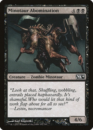 Minotaur Abomination [Magic 2014] | Exor Games Truro