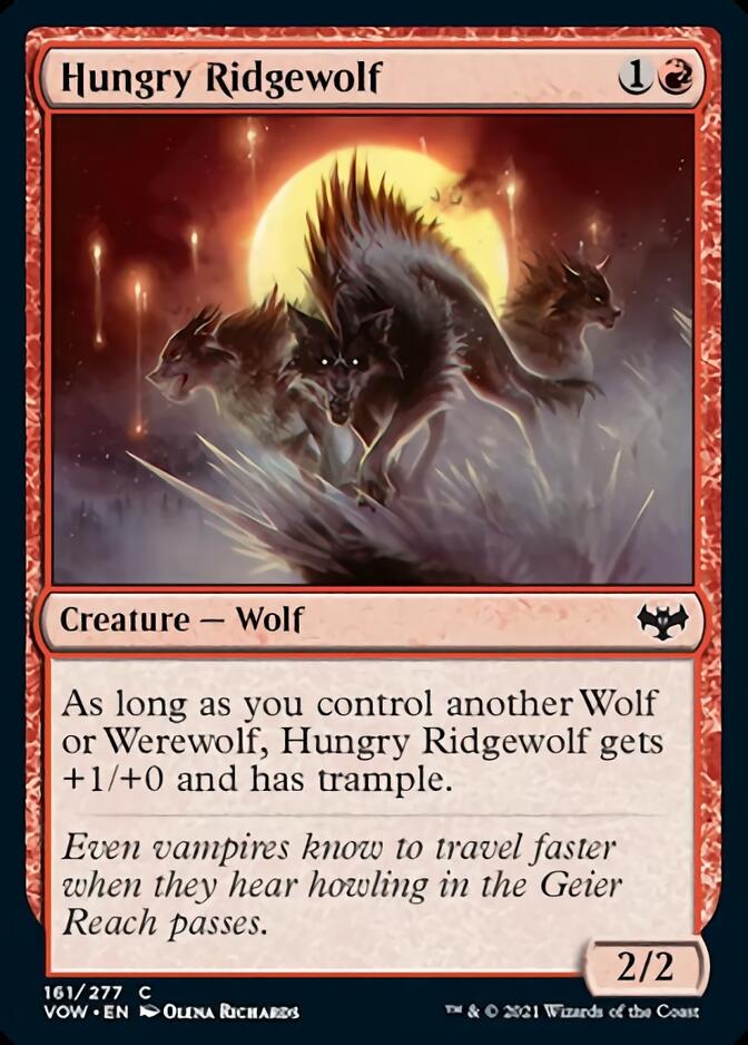 Hungry Ridgewolf [Innistrad: Crimson Vow] | Exor Games Truro