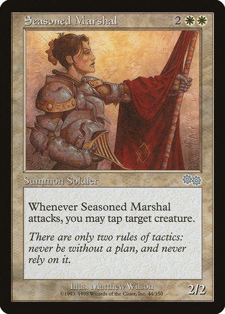 Seasoned Marshal [Urza's Saga] | Exor Games Truro