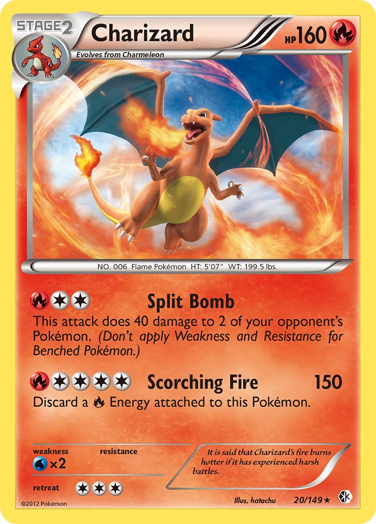 Charizard (20/149) [Black & White: Boundaries Crossed] | Exor Games Truro