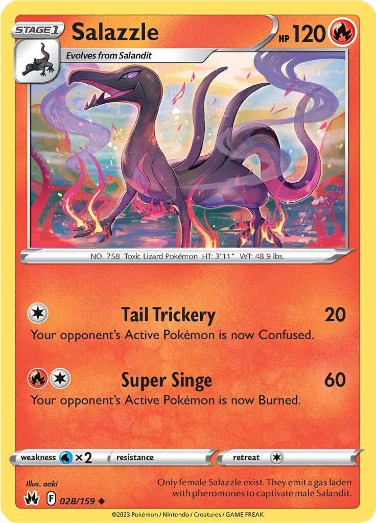 Salazzle (028/159) [Sword & Shield: Crown Zenith] | Exor Games Truro