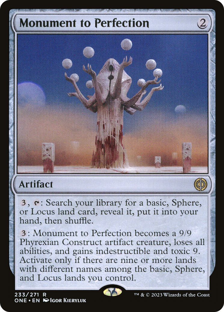 Monument to Perfection [Phyrexia: All Will Be One] | Exor Games Truro