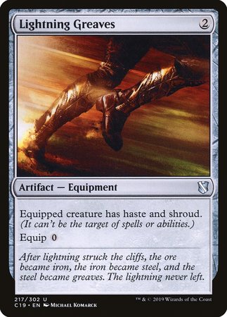 Lightning Greaves [Commander 2019] | Exor Games Truro