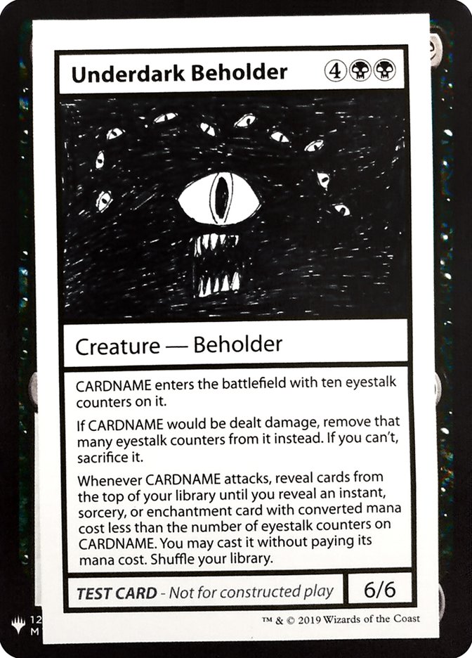 Underdark Beholder [Mystery Booster Playtest Cards] | Exor Games Truro