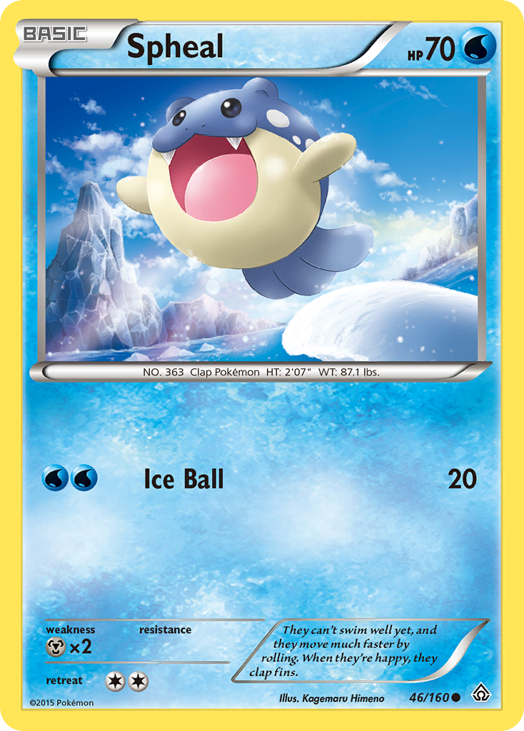 Spheal (46/160) [XY: Primal Clash] | Exor Games Truro