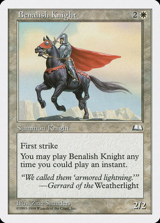 Benalish Knight [Anthologies] | Exor Games Truro