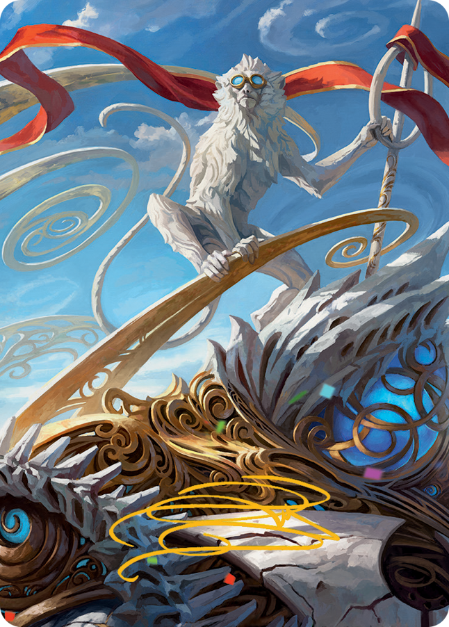 Ragavan, Nimble Pilferer Art Card (Gold-Stamped Signature) [March of the Machine Art Series] | Exor Games Truro