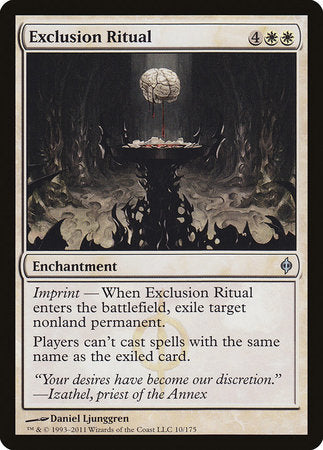 Exclusion Ritual [New Phyrexia] | Exor Games Truro