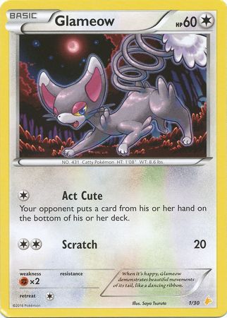 Glameow (1/30) [XY: Trainer Kit 3 - Pikachu Libre] | Exor Games Truro